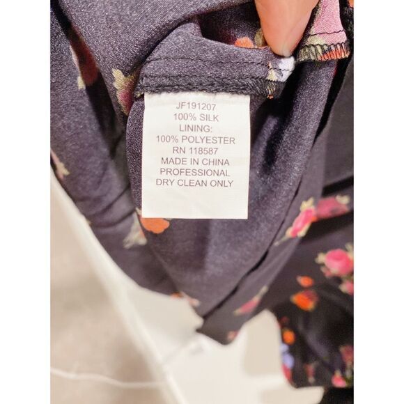 Jason Wu 100% silk Floral LONGSLEEVE DRESS - Picture 14 of 15